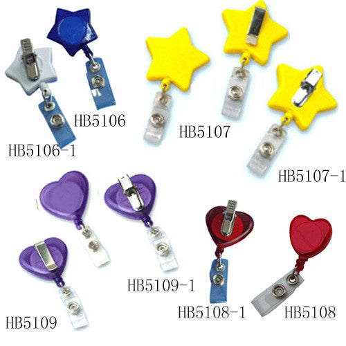 Plastic Retractable Cord Badge Holder